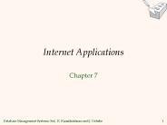 Internet Applications