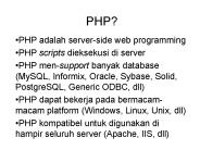 PHP?
