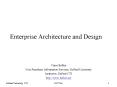 Enterprise Architecture and Design PowerPoint PPT Presentation