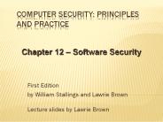 Computer Security: Principles and Practice