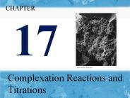 Complexation Reactions and Titrations