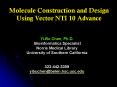 Molecule Construction and Design Using Vector NTI 10 Advance PowerPoint PPT Presentation