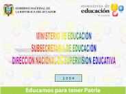 MINISTERIO DE EDUCACI