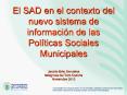 El SAD en el contexto del nuevo sistema de informaci PowerPoint PPT Presentation