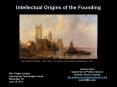 Intellectual Origins of the Founding PowerPoint PPT Presentation