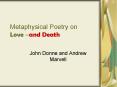 Metaphysical Poetry on Love  PowerPoint PPT Presentation