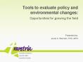 Tools to evaluate policy and environmental changes: PowerPoint PPT Presentation