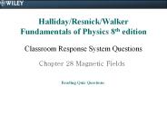 Halliday/Resnick/Walker Fundamentals of Physics 8th edition