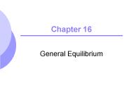 General Equilibrium