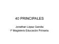 40 PRINCIPALES PowerPoint PPT Presentation