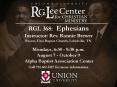 RGL 368: Ephesians PowerPoint PPT Presentation
