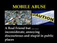 MOBILE ABUSE PowerPoint PPT Presentation