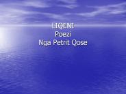 LIQENI Poezi Nga Petrit Qose