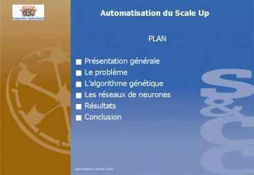 Automatisation du Scale Up