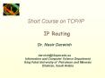 IP Routing PowerPoint PPT Presentation