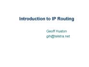 Introduction to IP Routing