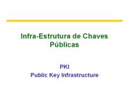 Infra-Estrutura de Chaves P