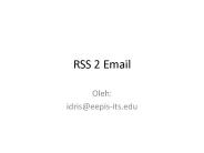 RSS 2 Email