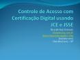 Controle de Acesso com Certifica PowerPoint PPT Presentation