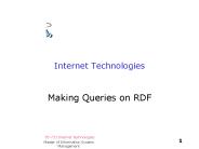 Internet Technologies