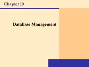 Database Management