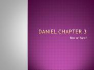 Daniel Chapter 3