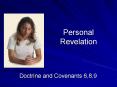 Personal Revelation PowerPoint PPT Presentation