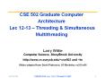 CSE 502 Graduate Computer Architecture Lec 12-13  PowerPoint PPT Presentation