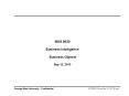 MGS 8020 Business Intelligence  Business Objects Sep 12, 2013 PowerPoint PPT Presentation