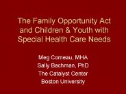 The Family Opportunity Act and Children