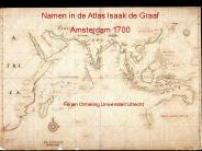 Namen in de Atlas Isaak de Graaf