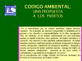 CODIGO AMBIENTAL: UNA PROPUESTA A LOS PUERTOS PowerPoint PPT Presentation