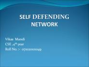 SELF DEFENDING NETWORK