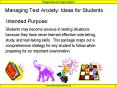 Managing Test Anxiety: Ideas for Students PowerPoint PPT Presentation