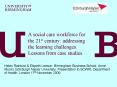 A social care workforce for the 21st century: addressing the learning challenges. Lessons from case studies. PowerPoint PPT Presentation