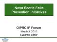 Nova Scotia Falls Prevention Initiatives PowerPoint PPT Presentation