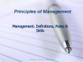 Management: Definitions, Roles PowerPoint PPT Presentation