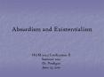 Absurdism and Existentialism PowerPoint PPT Presentation