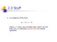 2.3 Stuff PowerPoint PPT Presentation