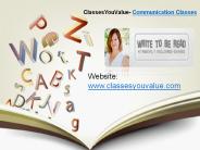 Communication Classes