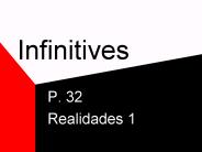 Infinitives