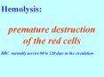 Hemolysis: PowerPoint PPT Presentation