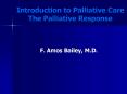 Introduction to Palliative Care The Palliative Response PowerPoint PPT Presentation
