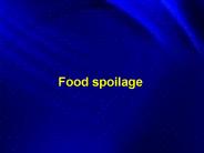????? ?????? ???? ??????? Food spoilage