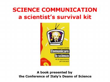SCIENCE COMMUNICATION