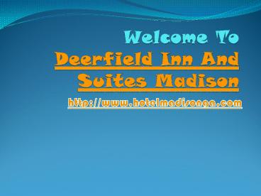 Hotel near Georgia University GA