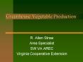 Greenhouse Vegetable Production PowerPoint PPT Presentation