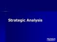 Strategic Analysis PowerPoint PPT Presentation
