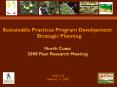 Sustainable Practices Program Development: PowerPoint PPT Presentation