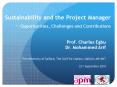 Sustainability and the Project Manager  PowerPoint PPT Presentation